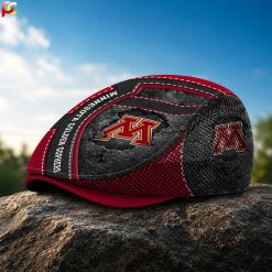 Minnesota Golden Gophers NCAA2 Flat Mesh Cap, Golf Mesh Cap M05