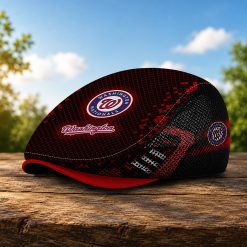 Washington Nationals MLB Mesh Flat Cap, Golf Mesh Cap M03