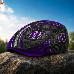 Washington Huskies NCAA2 Flat Mesh Cap, Golf Mesh Cap M05