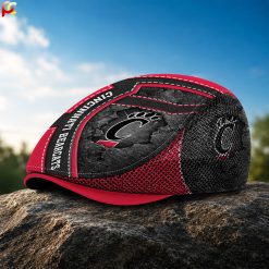 Cincinnati Bearcats NCAA3 Mesh Flat Cap, Golf Mesh Cap M05
