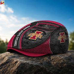Iowa State Cyclones NCAA3 Mesh Flat Cap, Golf Mesh Cap M05
