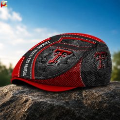 Texas Tech Red Raiders NCAA3 Mesh Flat Cap, Golf Mesh Cap M05