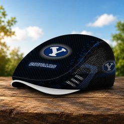 BYU Cougars NCAA Mesh Flat Cap, Golf Mesh Cap M03
