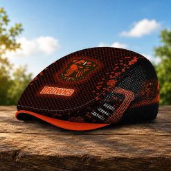 Cleveland Browns NFL Mesh Flat Cap, Golf Mesh Cap M03