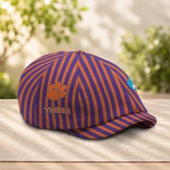 Clemson Tigers NCAA Newsboy Cap, Bakerboy Cap M05