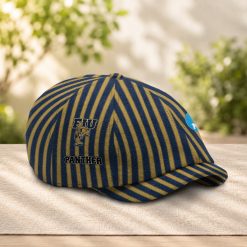 Fiu Golden Panthers NCAA4 Newsboy Cap, Bakerboy Cap M05