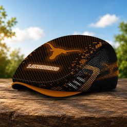 Texas Longhorns NCAA Mesh Flat Cap, Golf Mesh Cap M03