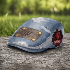 Indiana Hoosiers NCAA2 Jeff Cap, Flat Cap M90