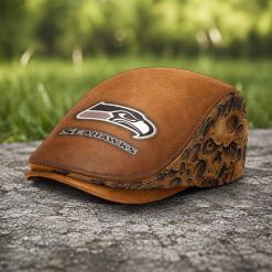 Seattle Seahawks NFL Jeff Cap, Flat Cap M96