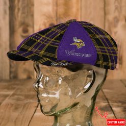 Minnesota Vikings NFL Newsboy Cap, Bakerboy Cap M06A