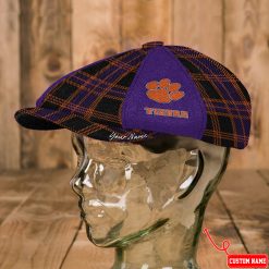 Clemson Tigers NCAA Newsboy Cap, Bakerboy Cap M06A