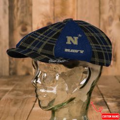 Navy Midshipmen NCAA2 Newsboy Cap, Bakerboy Cap M06A