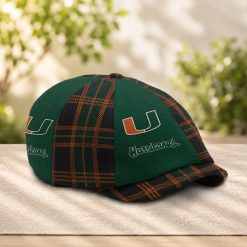 Miami Hurricanes NCAA Newsboy Cap, Bakerboy Cap M06