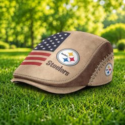 Pittsburgh Steelers NFL Jeff Cap, Flat Cap M55