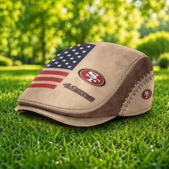 San Francisco 49ers NFL Jeff Cap, Flat Cap M55