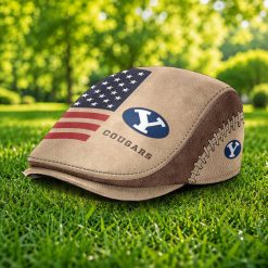 BYU Cougars NCAA Jeff Cap, Flat Cap M55