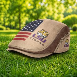 LSU Tigers NCAA Jeff Cap, Flat Cap M55
