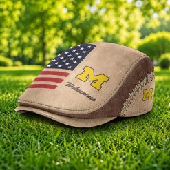 Michigan Wolverines NCAA Jeff Cap, Flat Cap M55