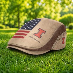 Illinois Fighting Illini NCAA3 Jeff Cap, Flat Cap M55