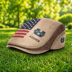 Utah State Aggies NCAA3 Jeff Cap, Flat Cap M55