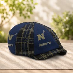 Navy Midshipmen NCAA2 Newsboy Cap, Bakerboy Cap M06