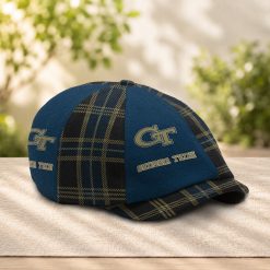 Georgia Tech Yellow Jackets NCAA3 Newsboy Cap, Bakerboy Cap M06