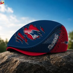 New England Patriots NFL Mesh Flat Cap, Mesh Golf Cap M06