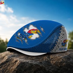Kansas Jayhawks NCAA Mesh Flat Cap, Mesh Golf Cap M06