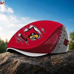 Louisville Cardinals NCAA Mesh Flat Cap, Mesh Golf Cap M06
