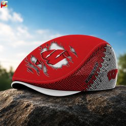 Wisconsin Badgers NCAA Mesh Flat Cap, Mesh Golf Cap M06