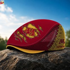 Minnesota Golden Gophers NCAA2 Mesh Flat Cap, Mesh Golf Cap M06