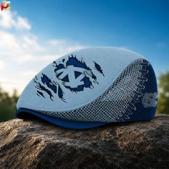 North Carolina Tar Heels NCAA2 Mesh Flat Cap, Mesh Golf Cap M06