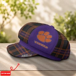 Clemson Tigers NCAA Women Newsboy Cap, Ladies Cap M03