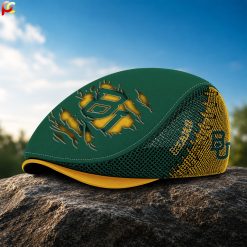 Baylor Bears NCAA3 Mesh Flat Cap, Mesh Golf Cap M06