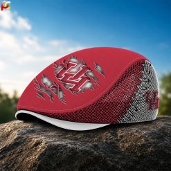 Houston Cougars NCAA3 Mesh Flat Cap, Mesh Golf Cap M06