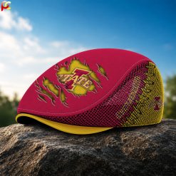 Iowa State Cyclones NCAA3 Mesh Flat Cap, Mesh Golf Cap M06