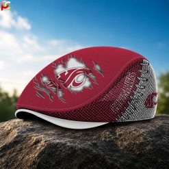 Washington State Cougars NCAA3 Mesh Flat Cap, Mesh Golf Cap M06