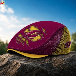 Central Michigan Chippewas NCAA4 Mesh Flat Cap, Mesh Golf Cap M06