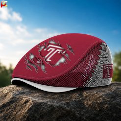 Temple Owls NCAA4 Mesh Flat Cap, Mesh Golf Cap M06