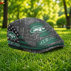 New York Jets NFL Jeff Cap, Flat Cap M05