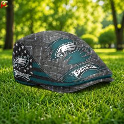 Philadelphia Eagles NFL Jeff Cap, Flat Cap M05