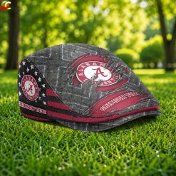 Alabama Crimson Tide NCAA Jeff Cap, Flat Cap M05