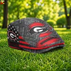 Georgia Bulldogs NCAA Jeff Cap, Flat Cap M05