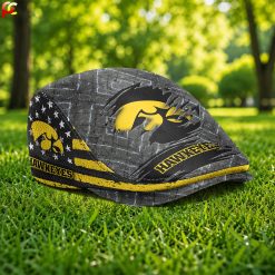 Iowa Hawkeyes NCAA Jeff Cap, Flat Cap M05