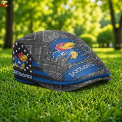 Kansas Jayhawks NCAA Jeff Cap, Flat Cap M05