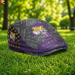 LSU Tigers NCAA Jeff Cap, Flat Cap M05