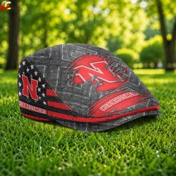 Nebraska Cornhuskers NCAA Jeff Cap, Flat Cap M05
