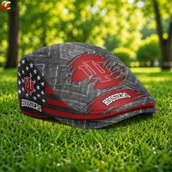 Indiana Hoosiers NCAA2 Jeff Cap, Flat Cap M05