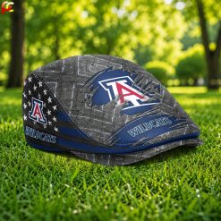 Arizona Wildcats NCAA3 Jeff Cap, Flat Cap M05