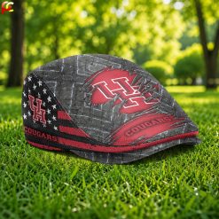 Houston Cougars NCAA3 Jeff Cap, Flat Cap M05